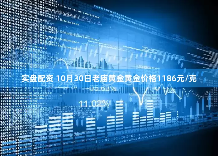 实盘配资 10月30日老庙黄金黄金价格1186元/克